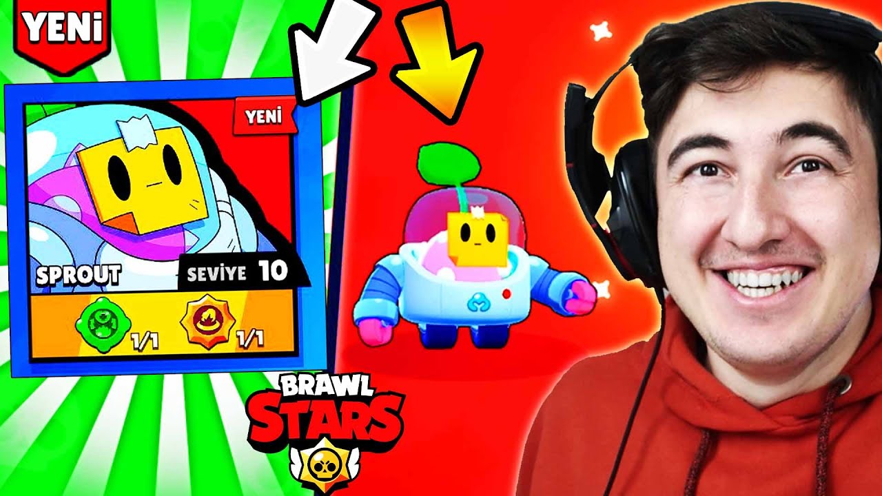 Yeni Gizemli Sprout Geldi Hemen Maxladik Brawl Stars Youtube