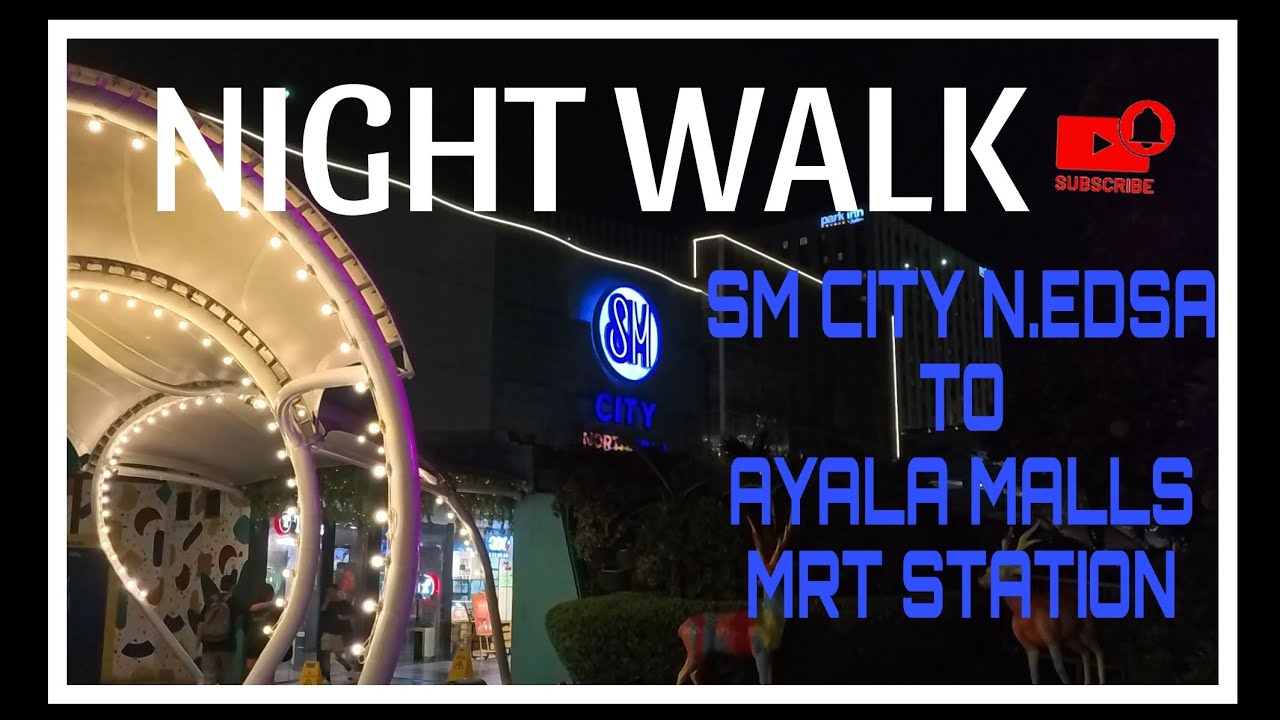 NAGLAKAD AKO MULA SM NORTH HANGGANG TRINOMA MRT STATION