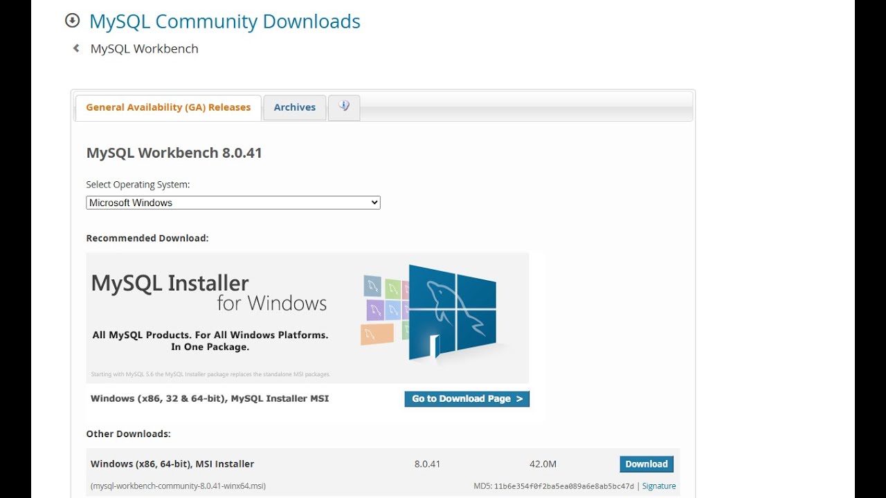 Download MySQL Workbench - YouTube