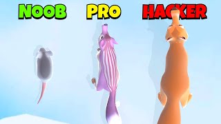 🤢 NOOB 😎 PRO 😈 HACKER | Evolution Merge - Eat and Grow #6 | iOS - Android APK screenshot 5