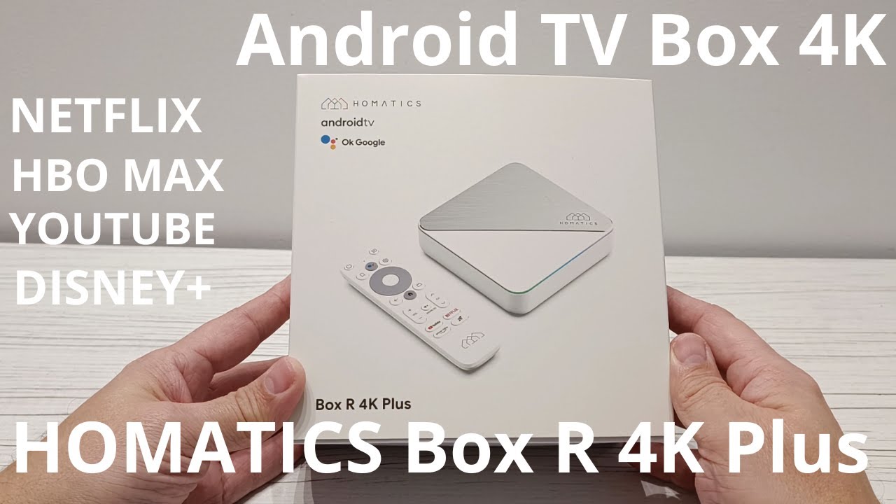 HOMATICS Box R 4K Plus - Android Box TV pod Netflix, Disney+ , HBO