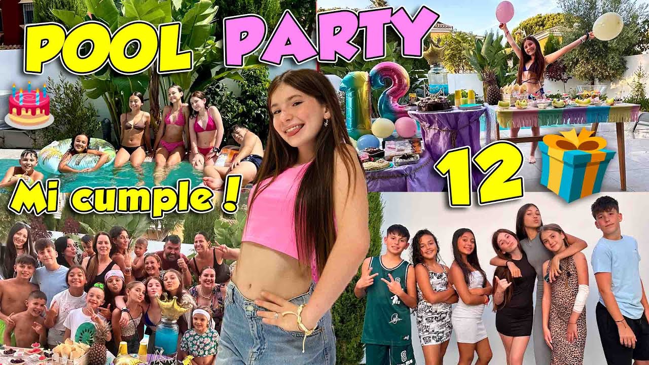 FIESTA DE CUMPLEAÑOS en una VILLA 💦😱 Abriendo Regalos PASA ESTO 🎁