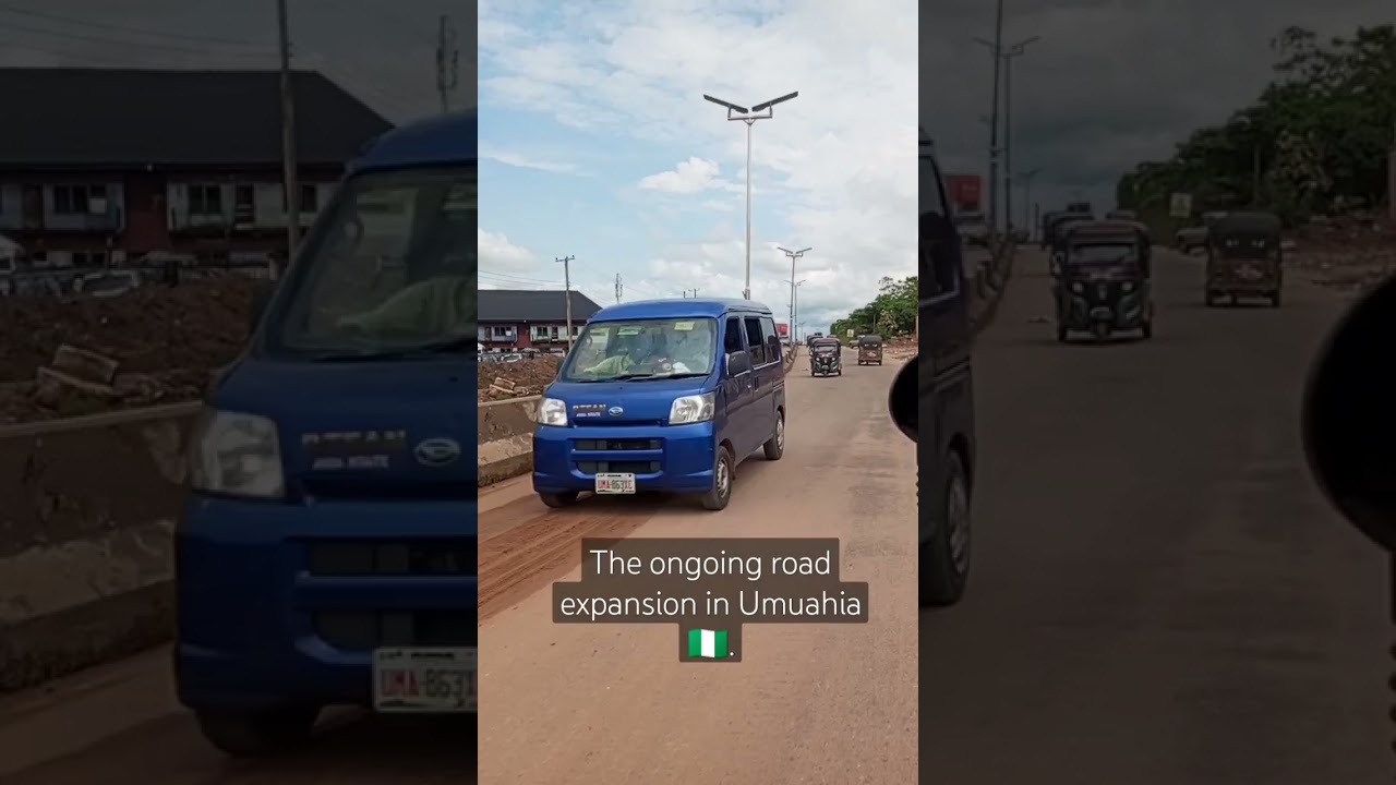 The ongoing Road expansion in Umuahia.