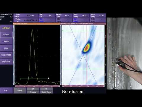 TFM Austenitic Weld Solution with DMA probe