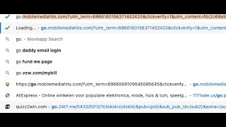 Go.mobilemediahits.com redirect virus removal.