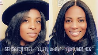 Top of the Elite! Sensationnel Curls Kinks & Co Synthetic Hair Empress Lace Front Wig ELITE BABE