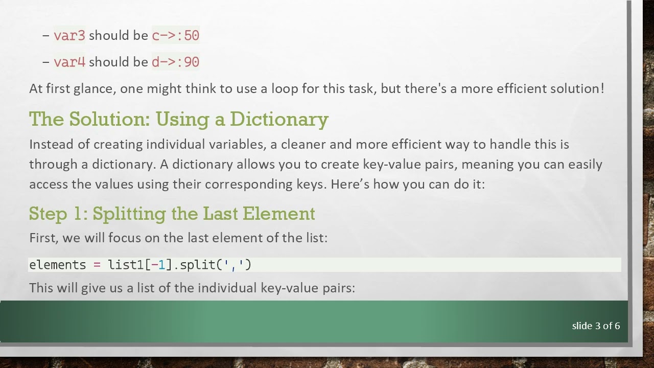 How to Split Values in a List and Create Variables in Python easily