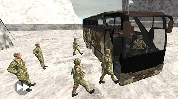 US Army Ambulance Bus Driving Simulator || Us Army Ambulance Driving