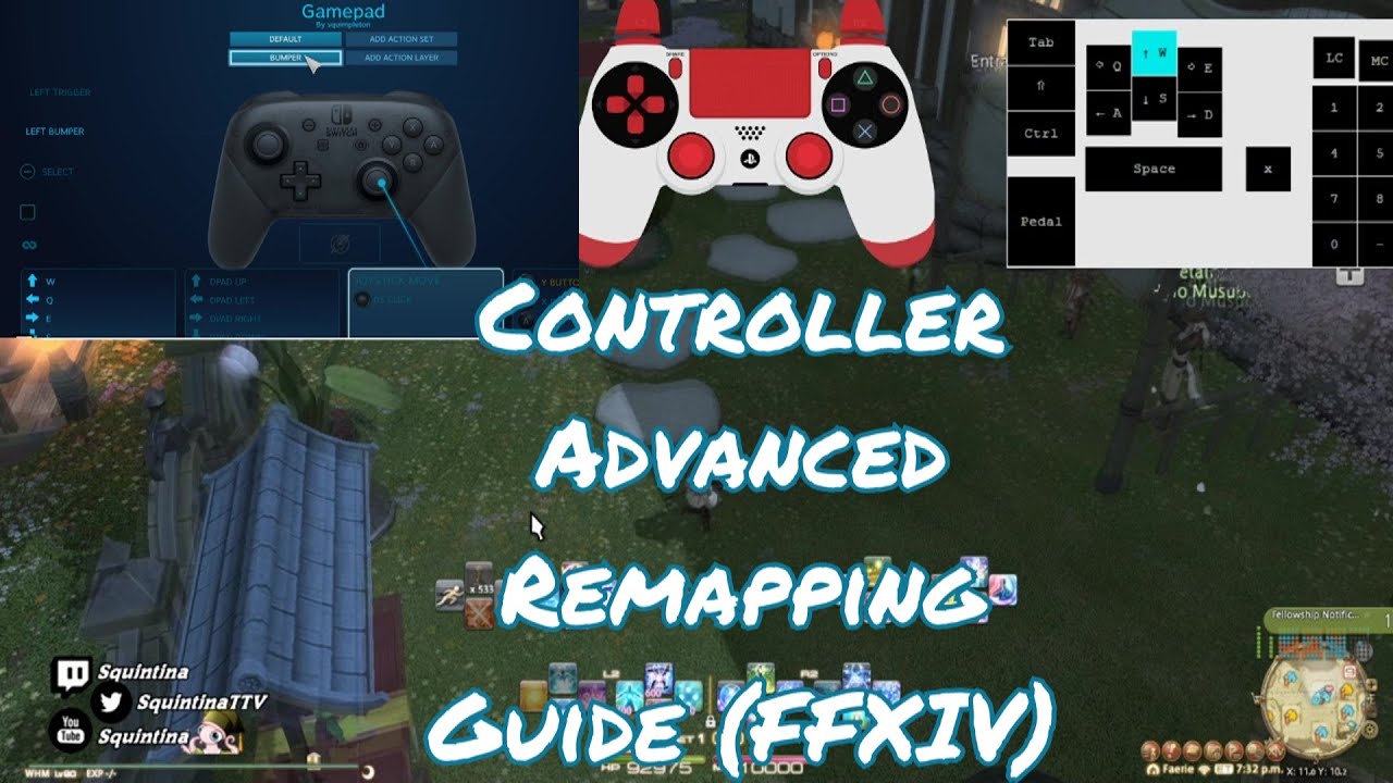 can you use a ps4 controller for final fantasy xiv pc