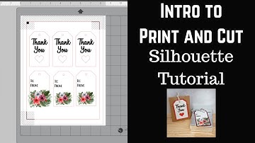 Silhouette Studio Tutorial Intro Basic Print and Cut