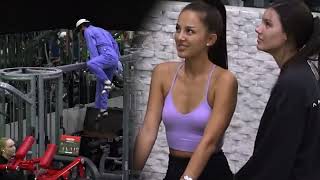 Epic Girls Reaction In Anatoly Gym Prank 😍😘