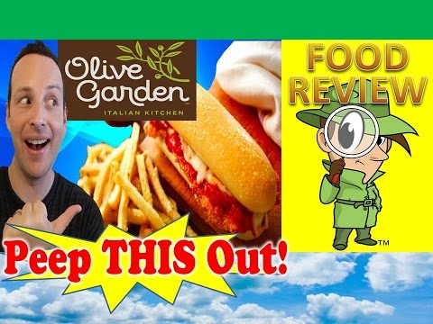 Olive Garden® | Signature Breadstick Bun Chicken Parmigiana Sandwich Review! Peep THIS Out!