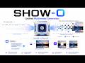 Show-o : Masked Discrete Diffusion for Fast Multimodal AI Generation