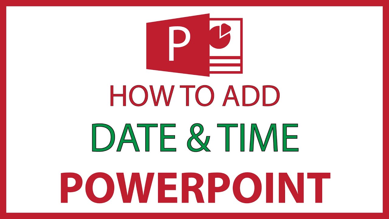 Microsoft PowerPoint How To Add Date Time To A Presentation YouTube