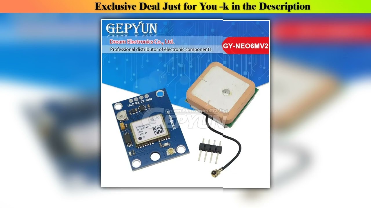 Deal GY-NEO6MV2 NEO-6M GPS Module NEO6M with Flight Control EEPROM MWC APM2.5 Large antenna for ard