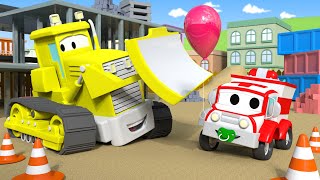 Amber La Ambulancia - Billy El Bulldozer Tiene Fiebre - Dibujos Animados Educativos