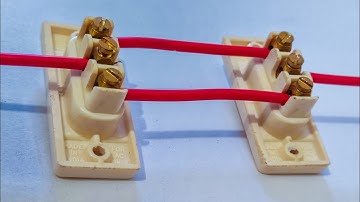 Staircase Wiring || Two-way switch connection | 1 bulb and 2 switches connection by #electroboom2