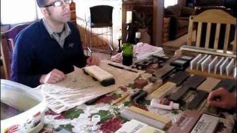 gssixgun Straight Razor Honing with speedster from SRP