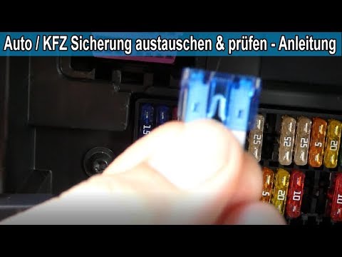 Video: Kann eine durchgebrannte Sicherung das Starten des Autos verhindern?