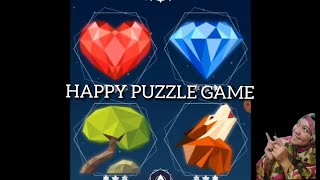 Love poly bentuk hati, permata, pohon, serigala dan buah apel #happypuzzlegame screenshot 2