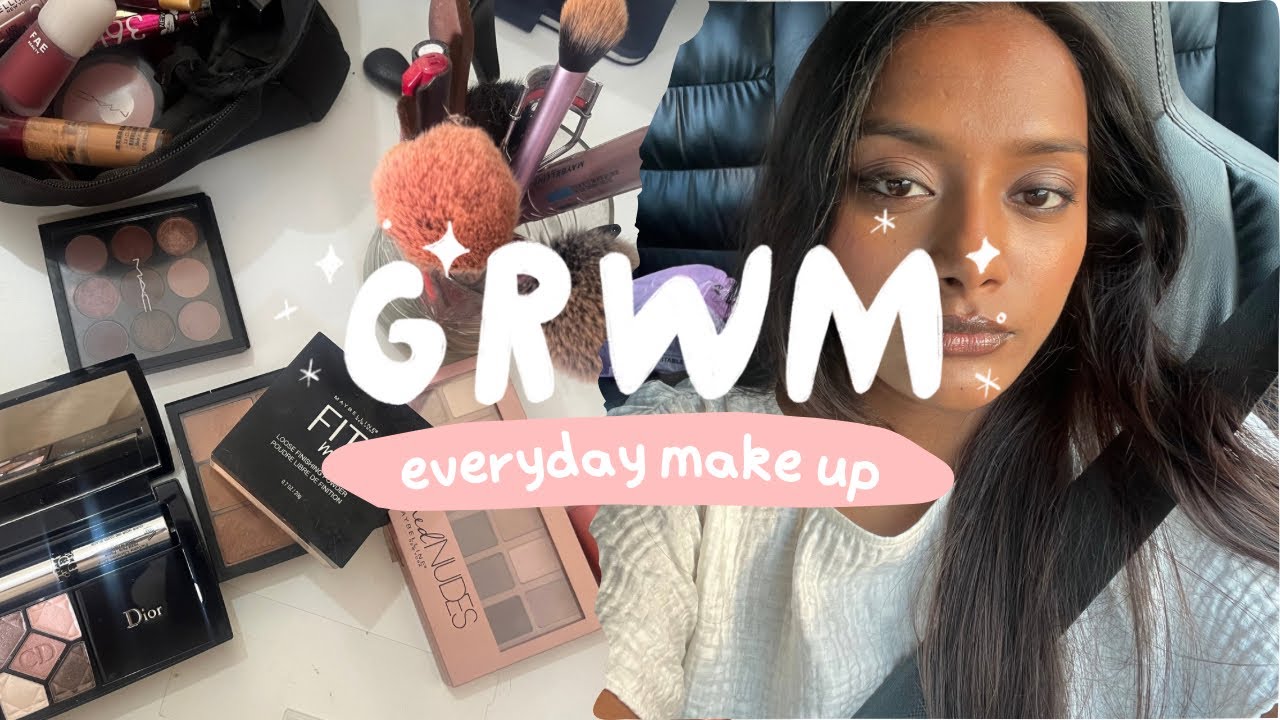 Minimal Everyday Makeup | Beginner Friendly Tutorial for Brown Skin ...