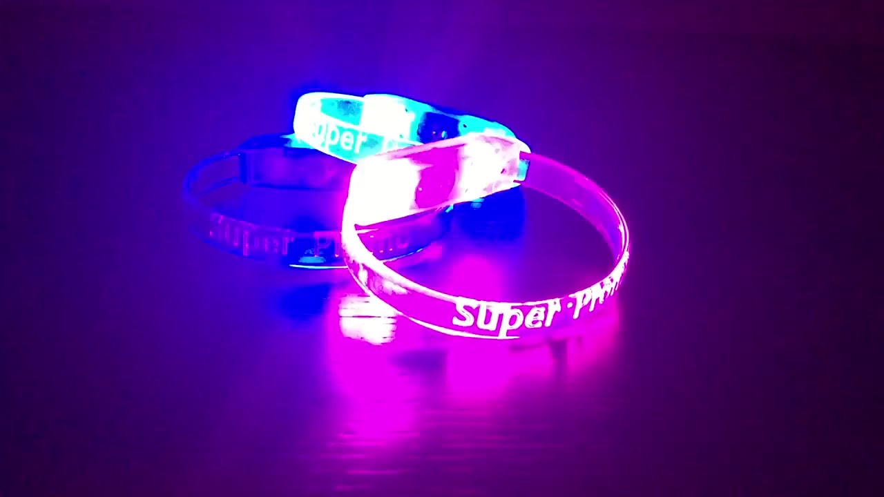 LED Flashing Wristbands for Concerts led bracelets sound activated led