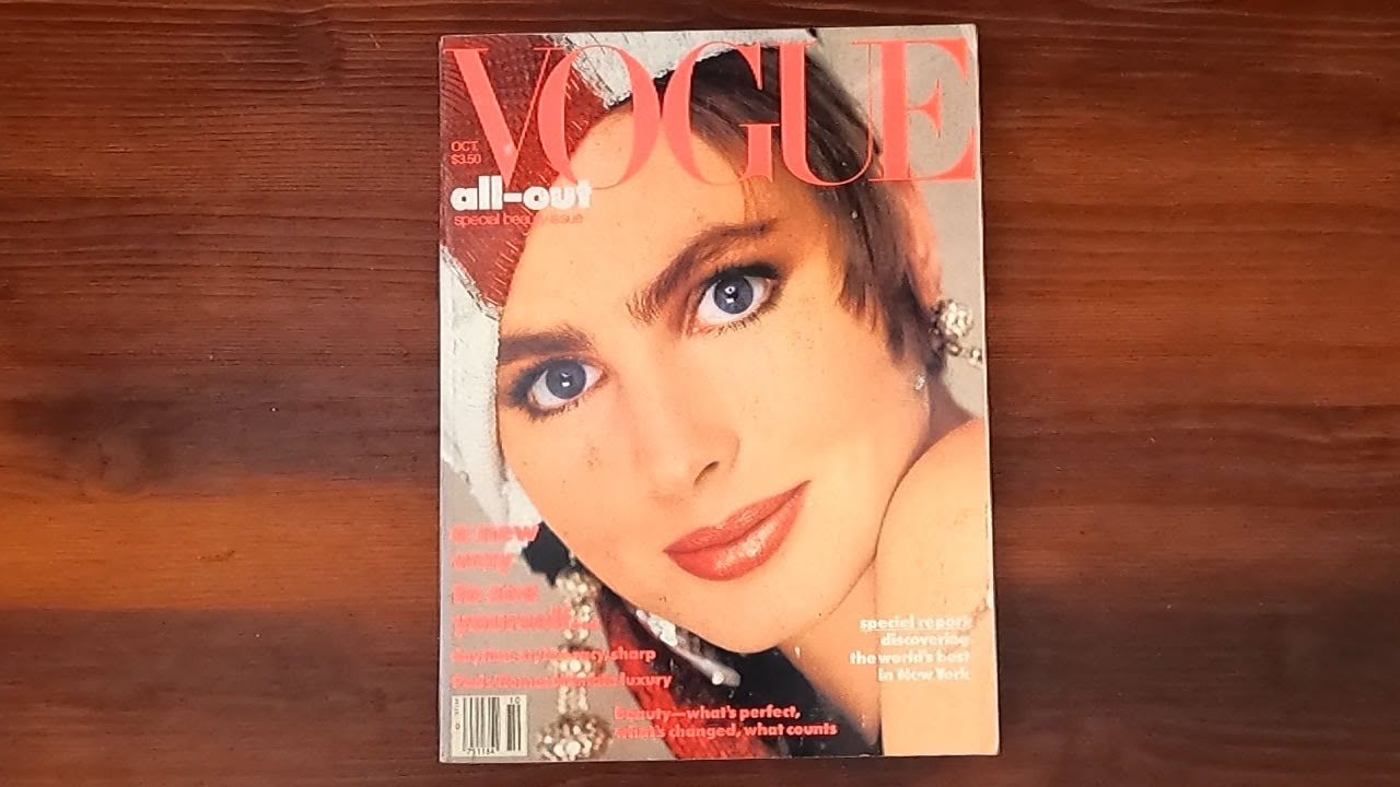 1985 October ASMR Magazine Flip Through: Vogue w Alexia Singer