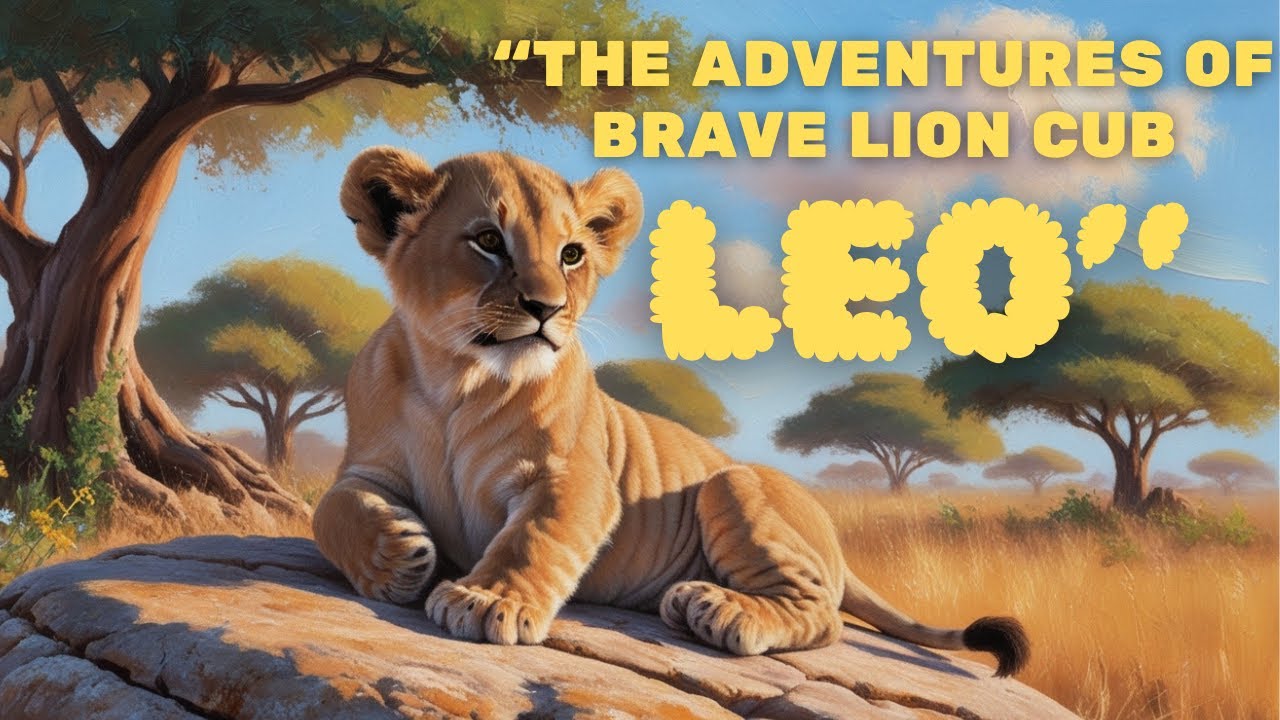 The Adventures of Brave Lion Cub Leo 🐵🦁🐢 |Bedtime Sleep Story ...