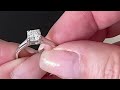 Tiffany &amp; Co 0.82ct Lucida diamond 950 Platinum Ring...  Oh. My.