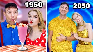 I SURVIVED 100 Years of DATING!! Surviving Dating Every Decade By Crafty Hype