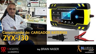 CARGADOR BATERÍAS INTELIGENTE ANHTCZYX, mod. ZYX J30, 12/24V.