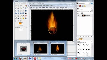 Gimp Tutorial : Fire Logo Effect HD
