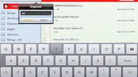 iPad-Notability: Importing, Exporting, and Editing