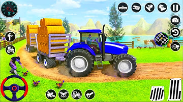 Real Tractor Games 2025 - Modern Farm Tractor Driving Games - Farming Games 3D - Android Gameplay