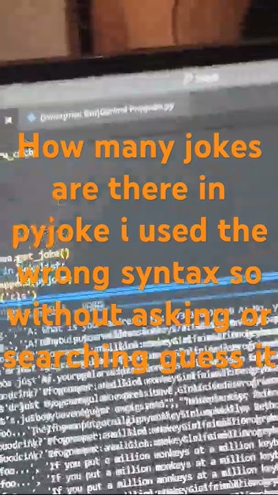 The Amount Of Jokes 😭 #jokes #python #programming#codingmemes - YouTube