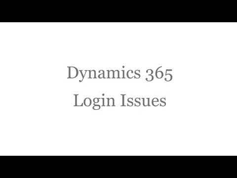 Dynamics 365 CE CRM Login Error Access Issues