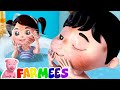 ванна песня | Музыка для детей | развивающий мультфильм | Farmees Russia | потешки