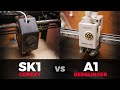 BAMBU LAB A1 vs TWOTREES SK1 compared to P1S and K1 (3D Print Quality REVIEW)
