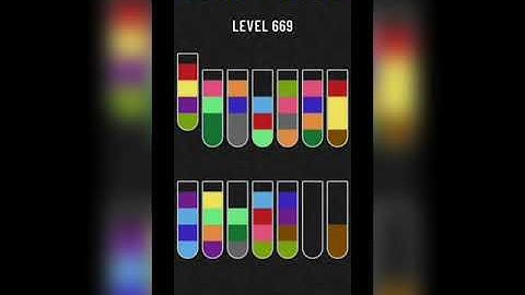 Water sort puzzle level 668