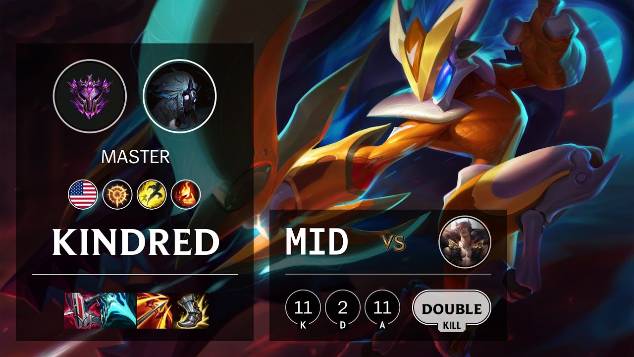 Kindred Mid vs Sett - NA Master Patch 11.5