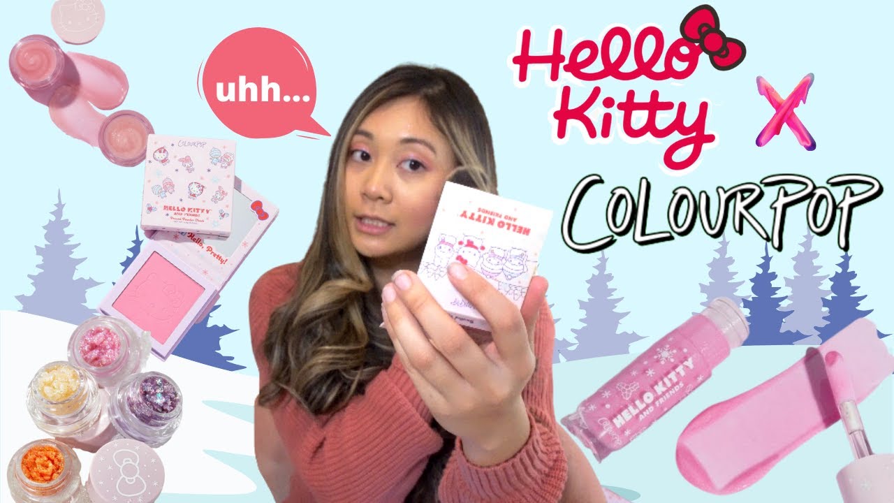 Hello Kitty Fan Reviews Colourpop Makeup Collection 2020