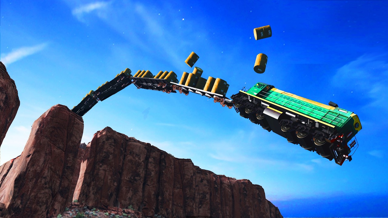 Insane Railroad Accidents Derailments ✅ BEAMNG.Drive LIVE STREAM