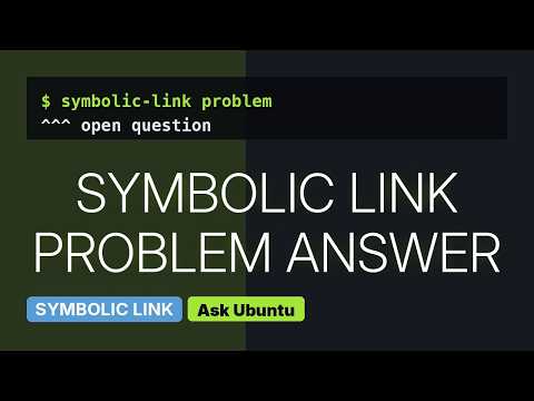 Ubuntu: Symbolic Link: No such file or directory