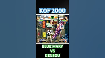 BLUE MARY vs KENSOU in another fun day of KOF 2000 gameplay action! #kof2000 #gameplay #fun