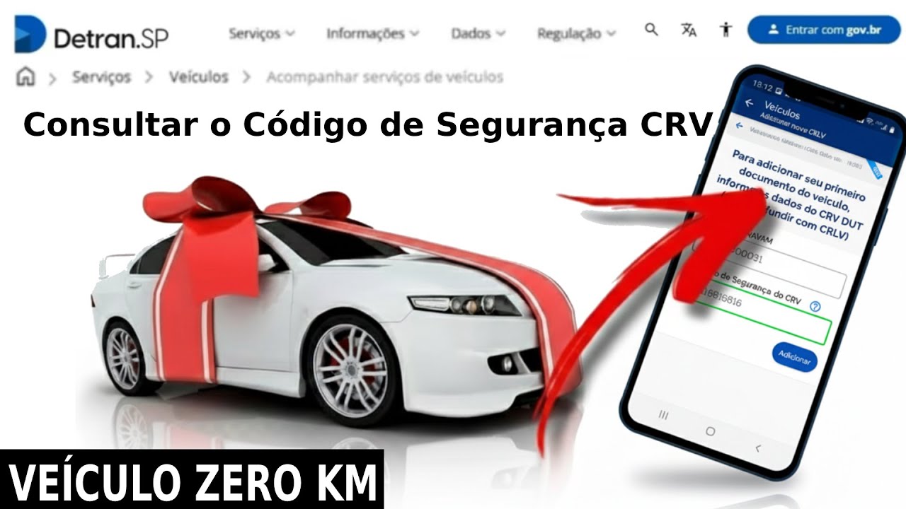 CÓDIGO DE SEGURANÇA CRV - COMO LOCALIZAR ACHAR PARA BAIXAR O DOCUMENTO DO VEÍCULO ZERO KM