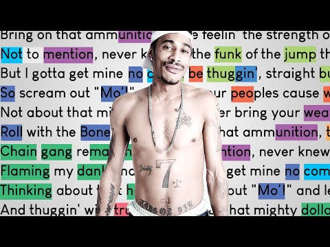 Bone Thugs-N-Harmony - Thuggish Ruggish Bone | Layzie Bone's Verse | Rhymes Highlighted