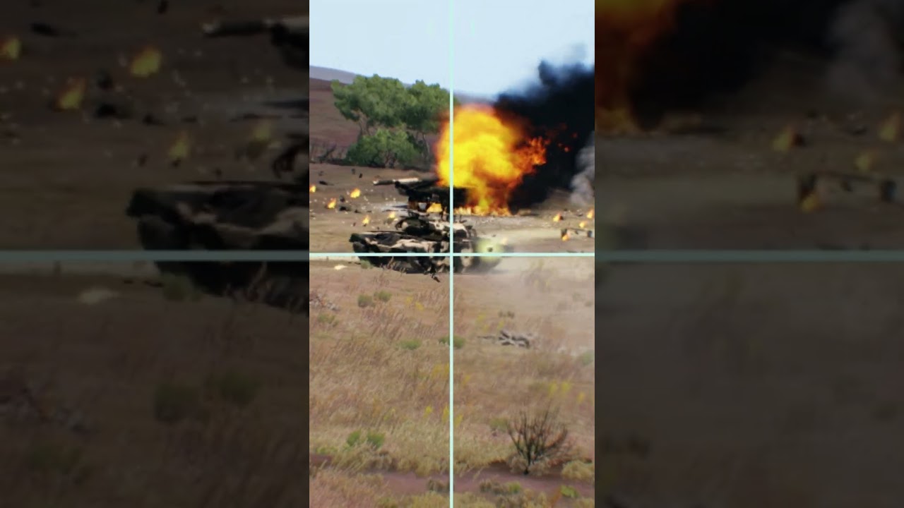 T-90 Caught in a Surprise Attack – ARMA 3 Military Simulation