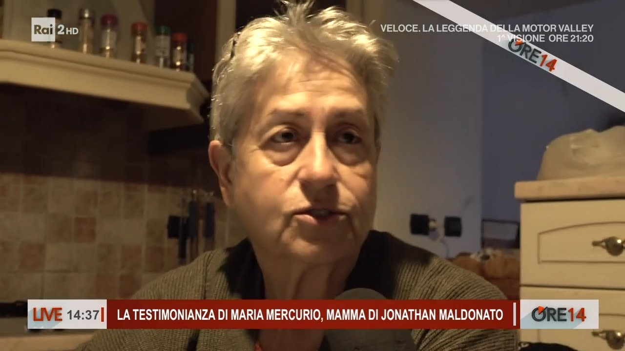 Giallo influencer Biella: la testimonianza della madre di Jonathan Maldonato - Ore 14 del 31/05/2024