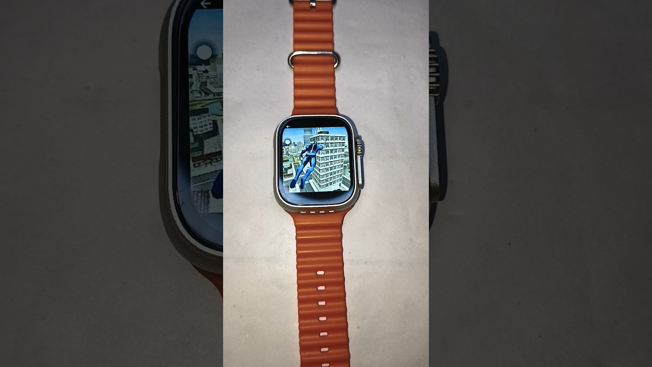 S8⚡Ultra Smart watch⌚main rope hero vice town game kese download kare 