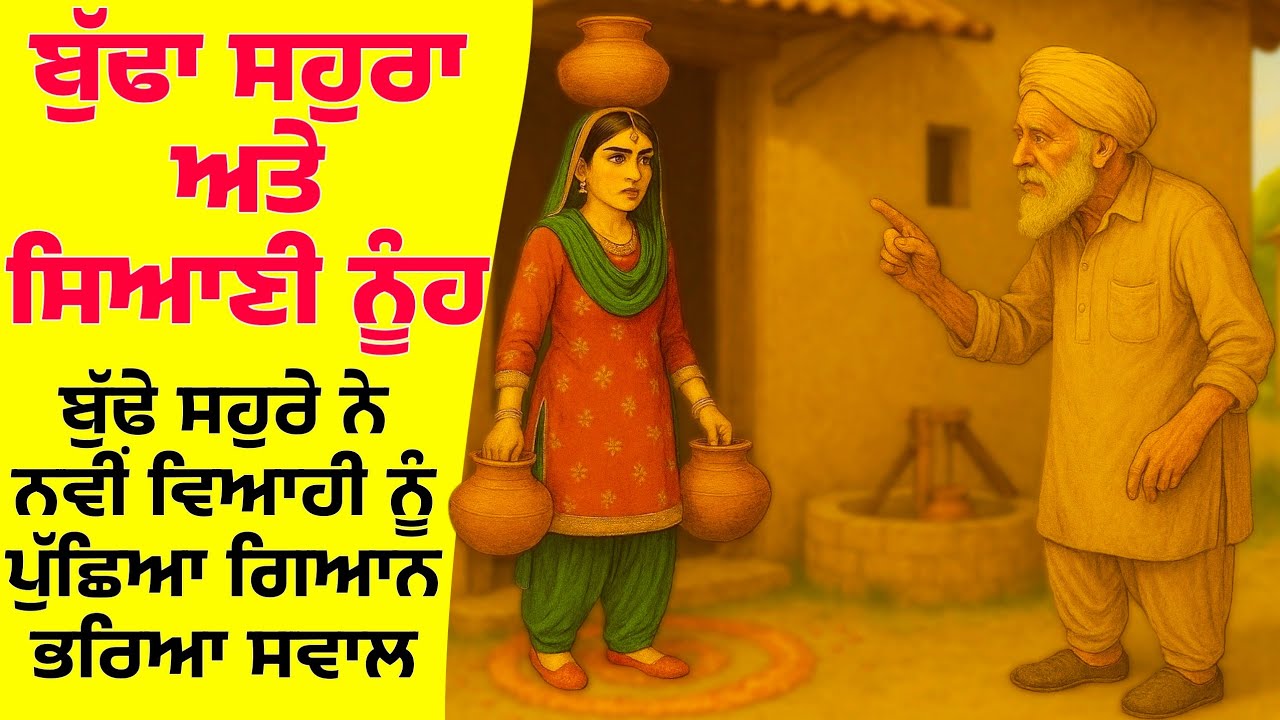 ਬੁੱਢਾ ਸਹੁਰਾ ਅਤੇ ਸਿਆਣੀ ਨੂੰਹ । Punjabi story । Desi Story #motivation #punjabi